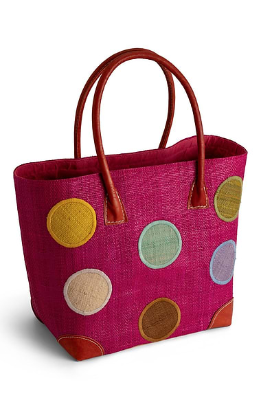 Ladies Large Circles Tote Bag