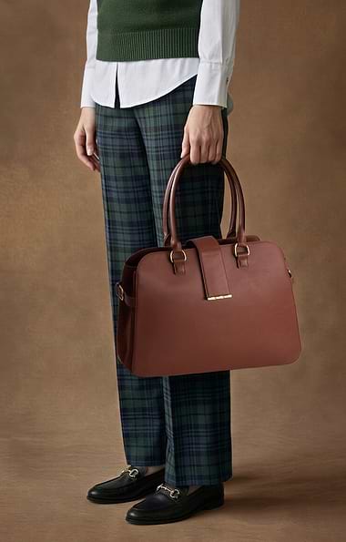 Ladies House of Bruar Bella Leather Bag