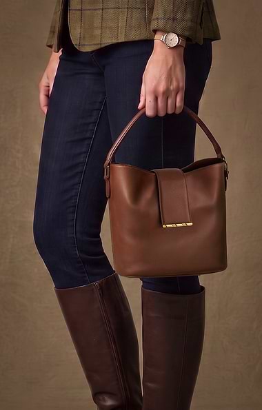 Ladies House of Bruar Sophie Leather Bag