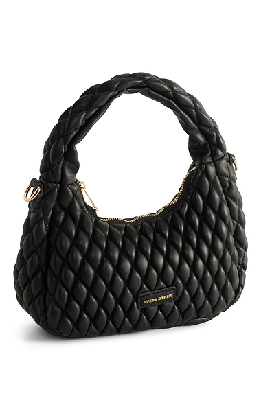 Ladies Quilted Grab Crossbody Bag