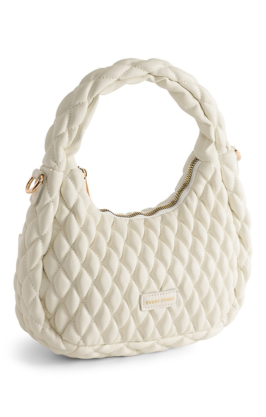 Ladies Quilted Grab Crossbody Bag