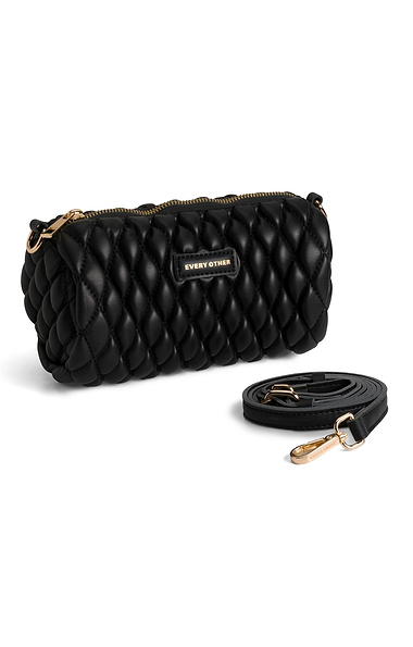 Ladies Quilted Barrel Bag