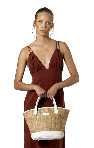 Ladies Straw Grab Bag