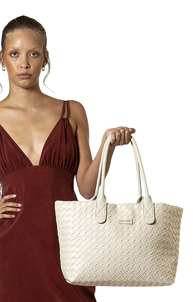 Ladies Woven Tote Bag
