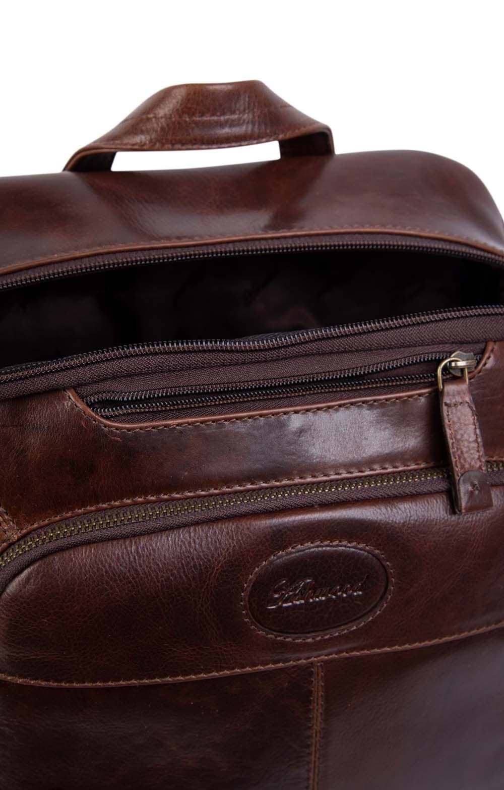 ashwood brown leather backpack Chestnut K-47 Expect luxe organising sections.not found with most backpacks and rucksacks out there 139.00 - New Ashwood Leather