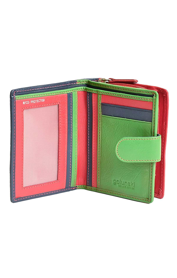 Ladies Two Tone Clip Purse