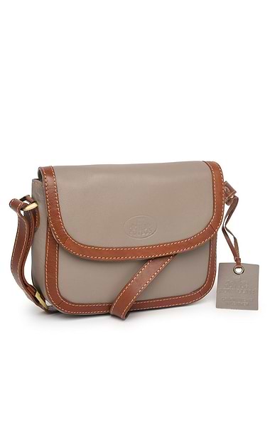 Ladies Rounded Half Flap Bag