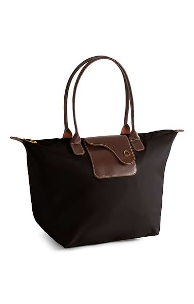 Ladies Large Foldable Nylon Tote Bag