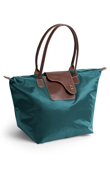 Ladies Large Foldable Nylon Tote Bag