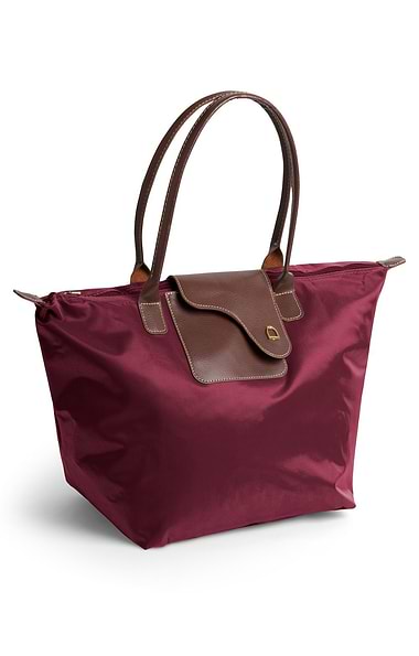 Ladies Large Foldable Nylon Tote Bag