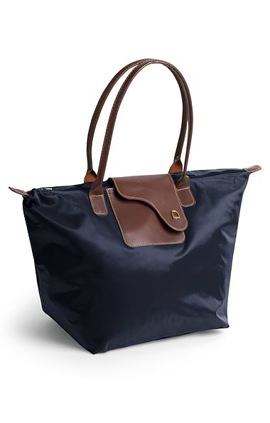 Ladies Large Foldable Nylon Tote Bag
