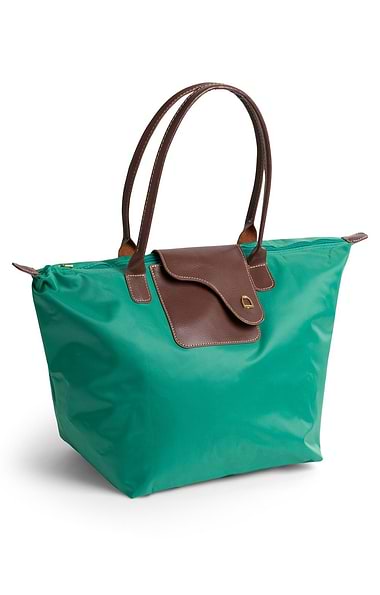 Ladies Large Foldable Nylon Tote Bag