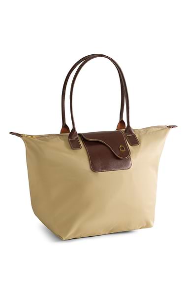 Ladies Large Foldable Nylon Tote Bag