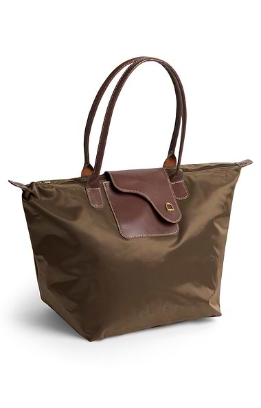 Ladies Large Foldable Nylon Tote Bag