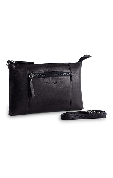 Ladies Front Zip Long Crossbody Bag