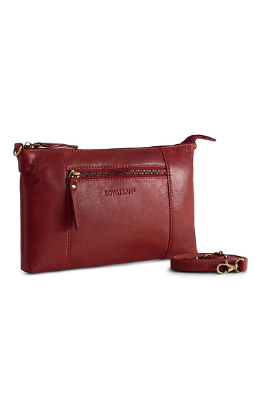 Ladies Front Zip Long Crossbody Bag
