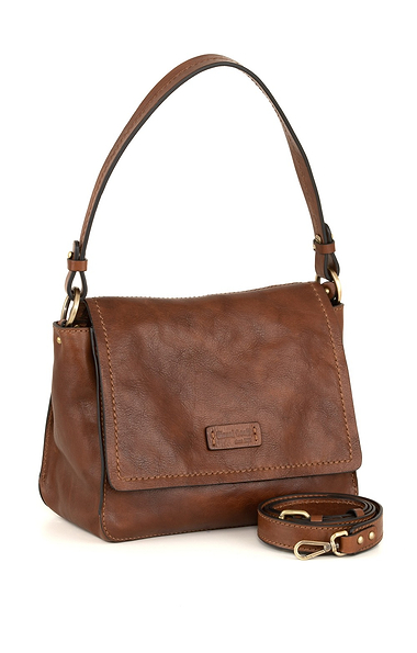 Ladies Gianni Conti Flap-Over Bag With Handle