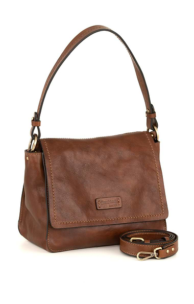 Ladies Gianni Conti Flap-Over Bag With Handle
