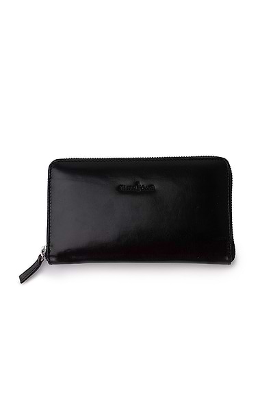 Gianni Conti Large Zip Round Purse