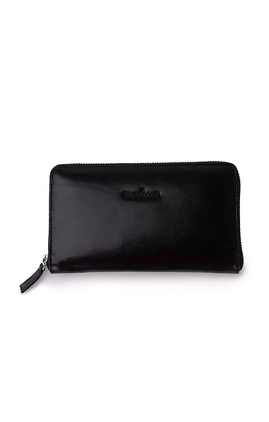Gianni Conti Large Zip Round Purse
