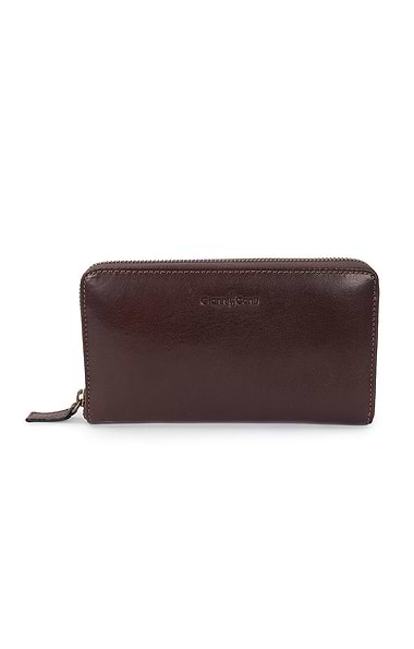 Gianni Conti Large Zip Round Purse
