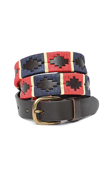 Ladies Pioneros Narrow Brown Polo Belt