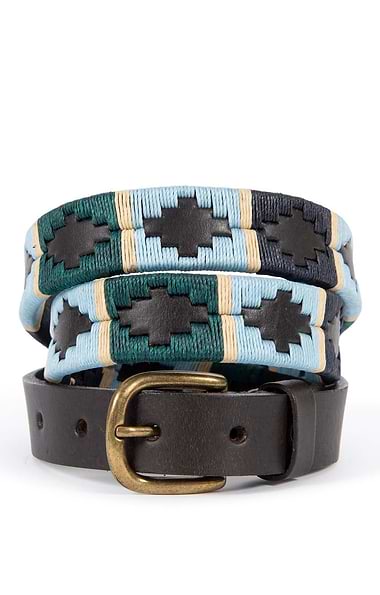 Ladies Pioneros Narrow Brown Polo Belt
