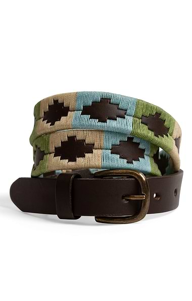 Ladies Pioneros Narrow Brown Polo Belt