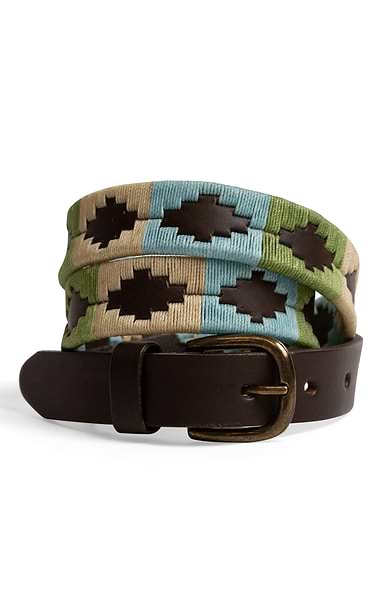 Ladies Pioneros Narrow Brown Polo Belt