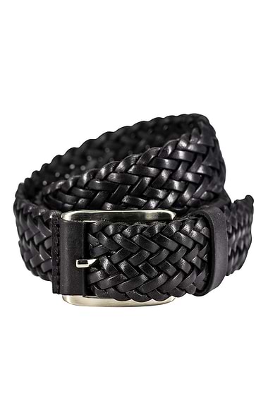 Men's Plaited Leather Belt
