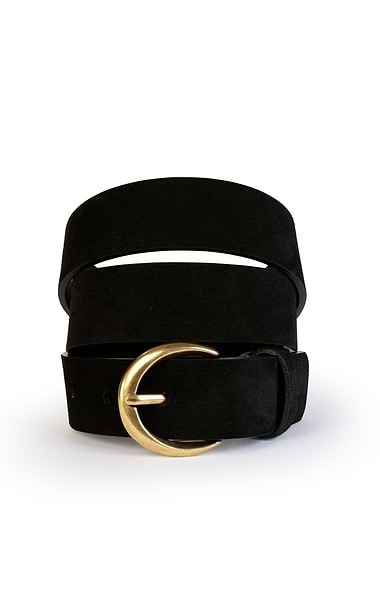 Ladies 3cm Suede Belts