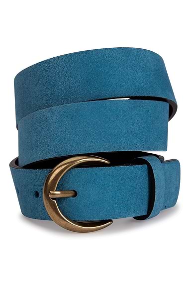 Ladies 3cm Suede Belts
