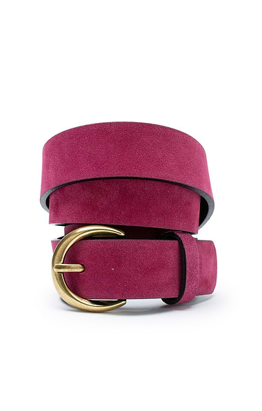 Ladies 3cm Suede Belts