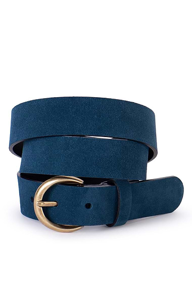 Ladies 3cm Suede Belts