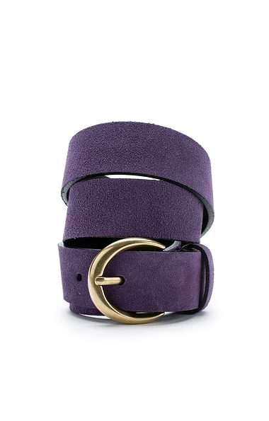 Ladies 3cm Suede Belts