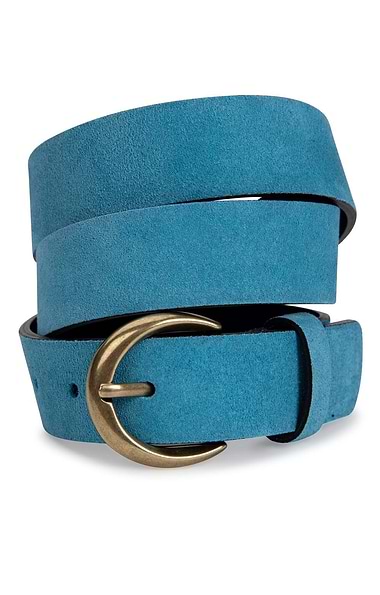 Ladies 3cm Suede Belts