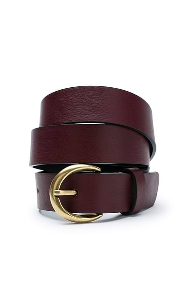 Ladies 3cm Leather Belt