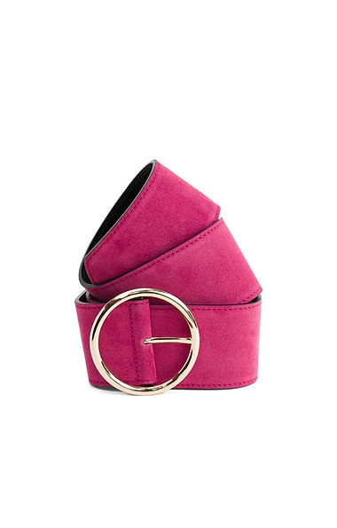 Ladies Wide Suede Belt