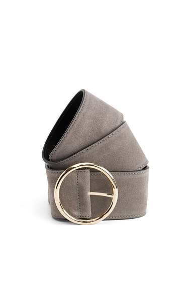 Ladies Wide Suede Belt