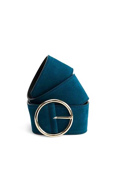 Ladies Wide Suede Belt