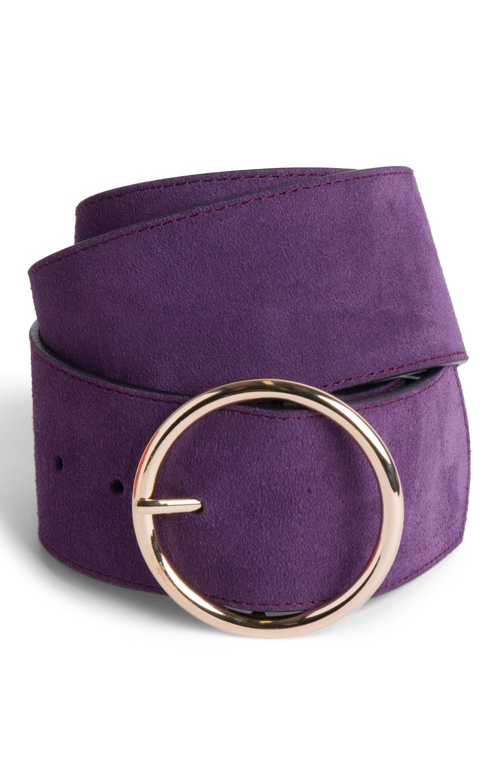 Ladies Wide Suede Belt House of Bruar1