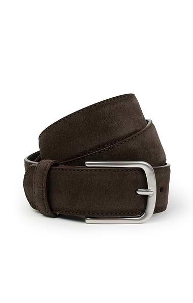 Men's Suede Stitched Belt
