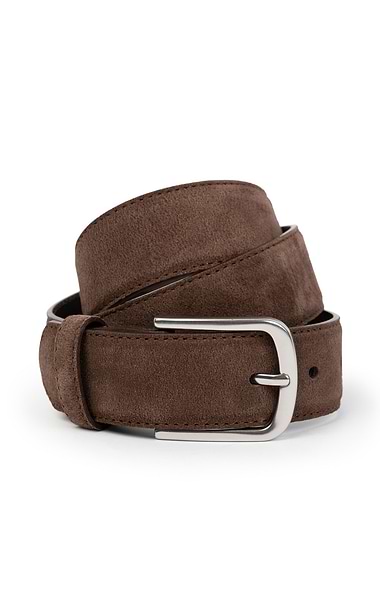Men's Suede Stitched Belt
