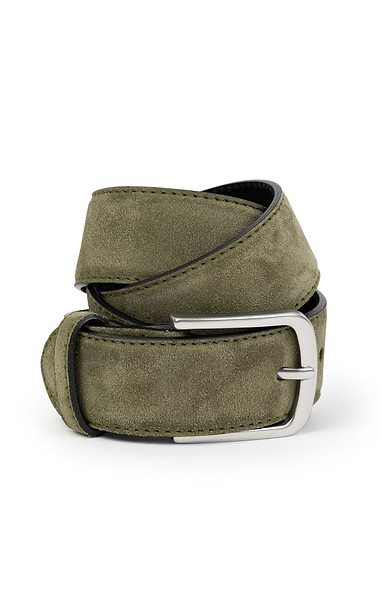 Men's  Suede Stitched Belt