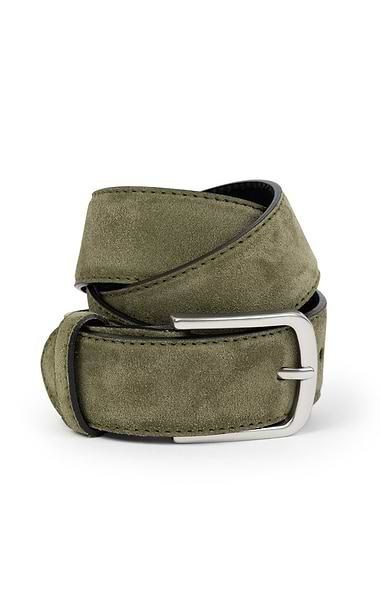 Men's Suede Stitched Belt