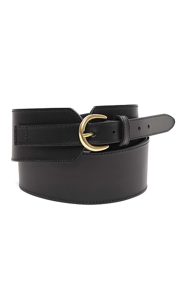 Ladies Wide Rounded Belt