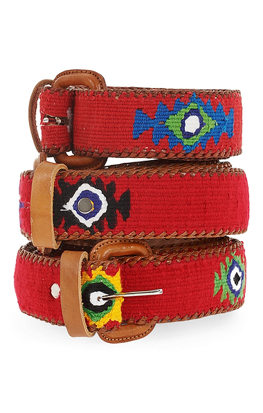 Ladies Guatemalan Polo Belt