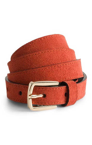 Ladies House Of Bruar 2cm Suede Belt