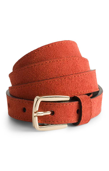 Ladies House Of Bruar 2cm Suede Belt