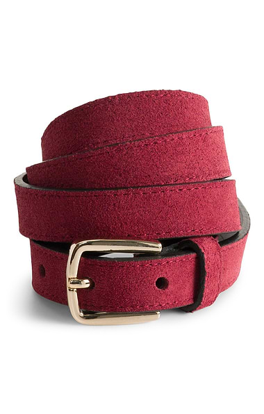 Ladies House Of Bruar 2cm Suede Belt